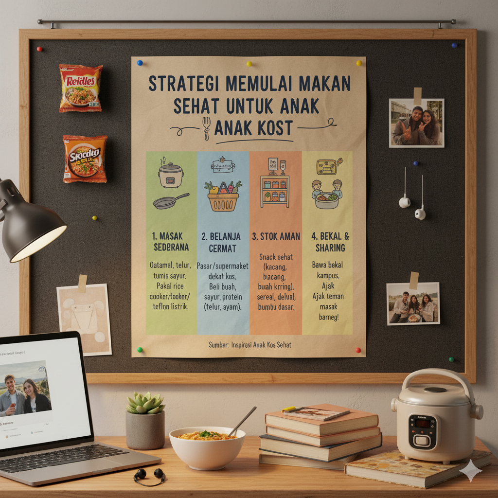 Strategi Memulai Makan Sehat untuk Anak Kost